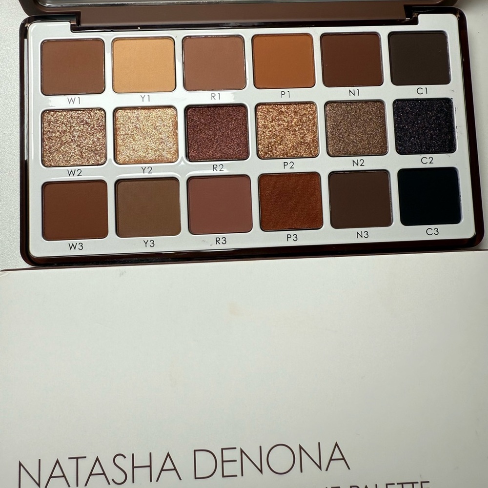 Natasha Denona eye sculpt texture and tone palette